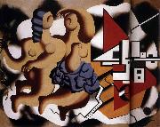 Fernard Leger The Gigolette with Key oil